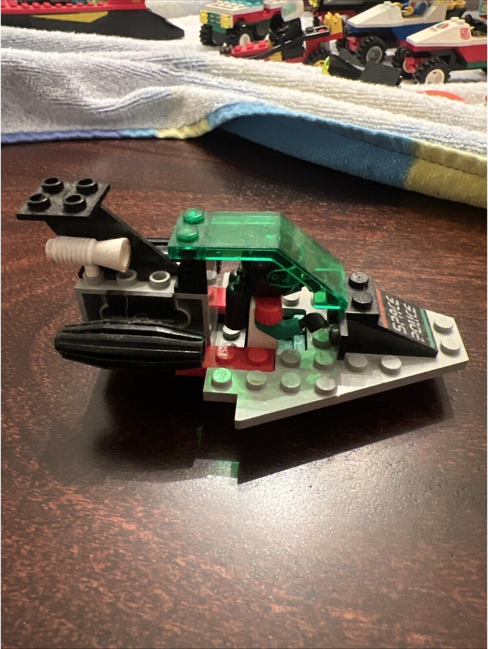 Vintage 1991 LEGO Blacktron ll Solar Scout 1463 Complete mini figure space polic - Picture 4 of 9